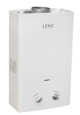 Газовая колонка LENZ TECHNIC 10L WHITE